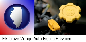 Elk Grove Village, Illinois - automobile engine fluid fill caps