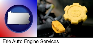 Erie, Pennsylvania - automobile engine fluid fill caps